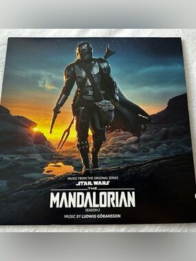 The Mandalorian Season 2 Blue Vinyl w/inserts by Ludwig Göransson Like New!